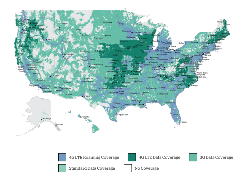 U.S. Cellular Coverage Map