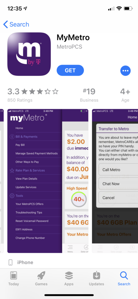 myMetro-app-appstore